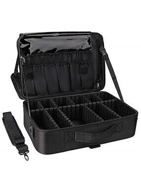 Large Travel Makeup Bag Cosmetic Organizer Case Makeup Artist Storage Waterproof